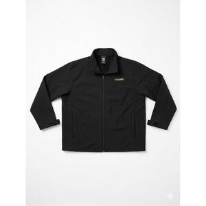 7-Eleven 7-11 Jacket Black Sz XL Fleece-Lined Softshell Employee Uniform Coat